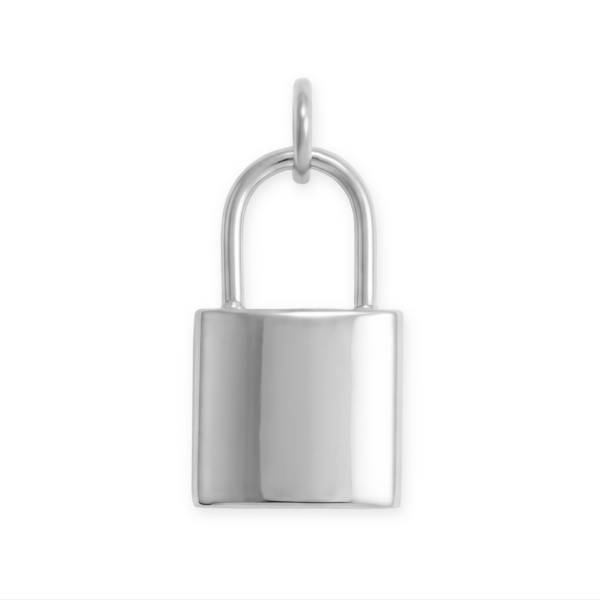 Stainless Steel Lock Charm